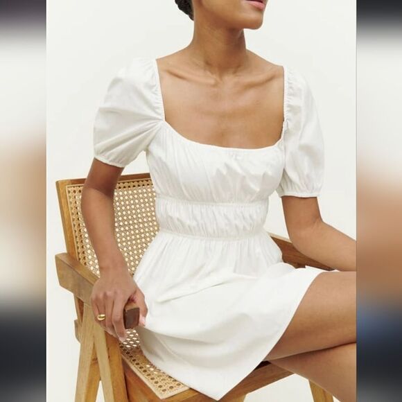 Reformation Dresses & Skirts - Reformation Woods Mini Dress Ivory Small